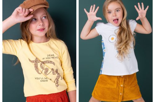 Stylizacje noworoczne dla dziewczynki żółta bluzka