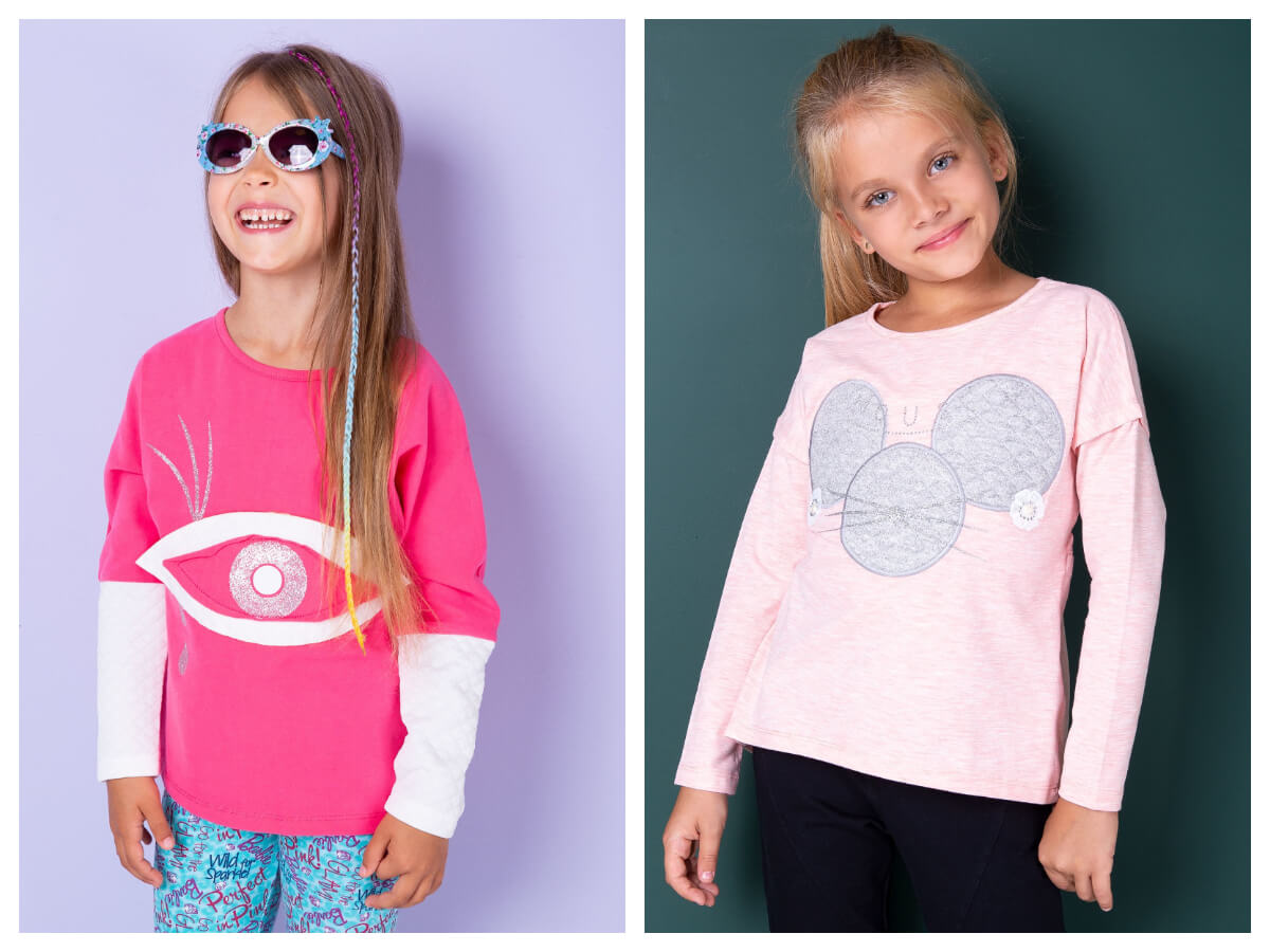 Wyprzedaż kolekcji dziecięcej w ebutik.pl bluzki dziewczęce różowe