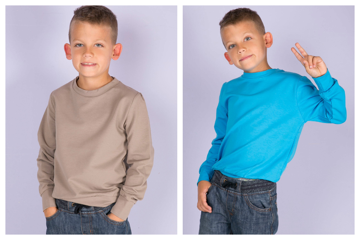 bluzy z nowej kolekcji na jesień dla chłopca w hurtowni online