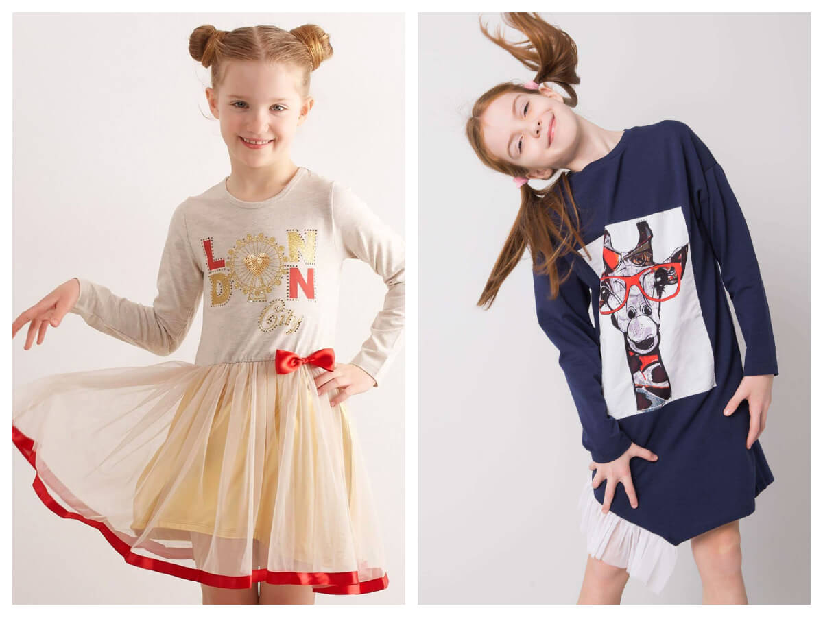 tania i modna kolekcja dla dziewczynki na wiosnę w sklepie internetowym
